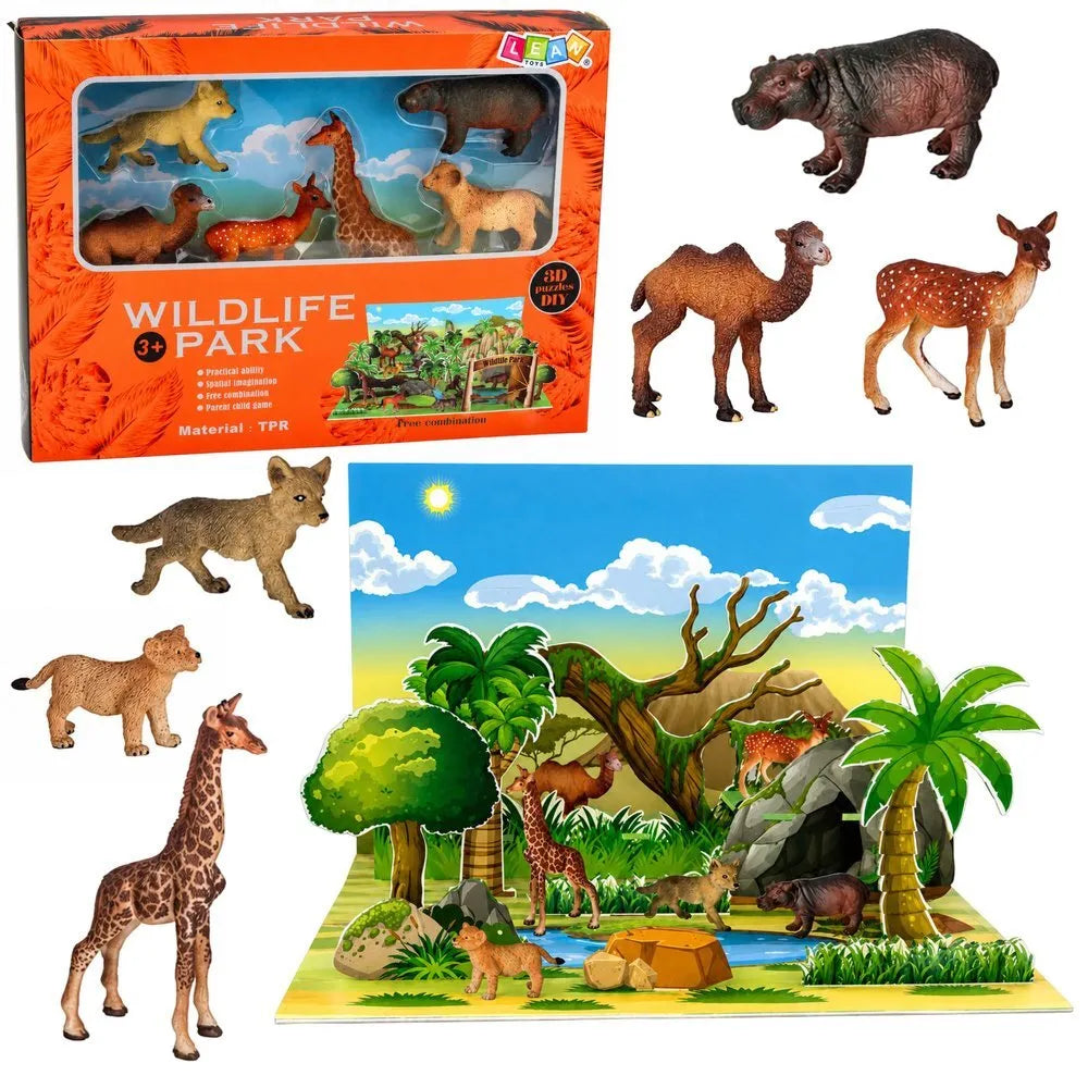 Laukiniai gyvūnai – 3D parko rinkinys